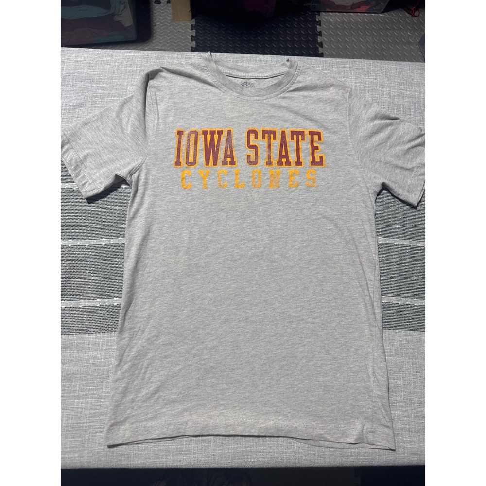 Iowa State Cyclones‎ Mens T Shirt Gray Short Sleeve Crew Neck Collegiate Top M